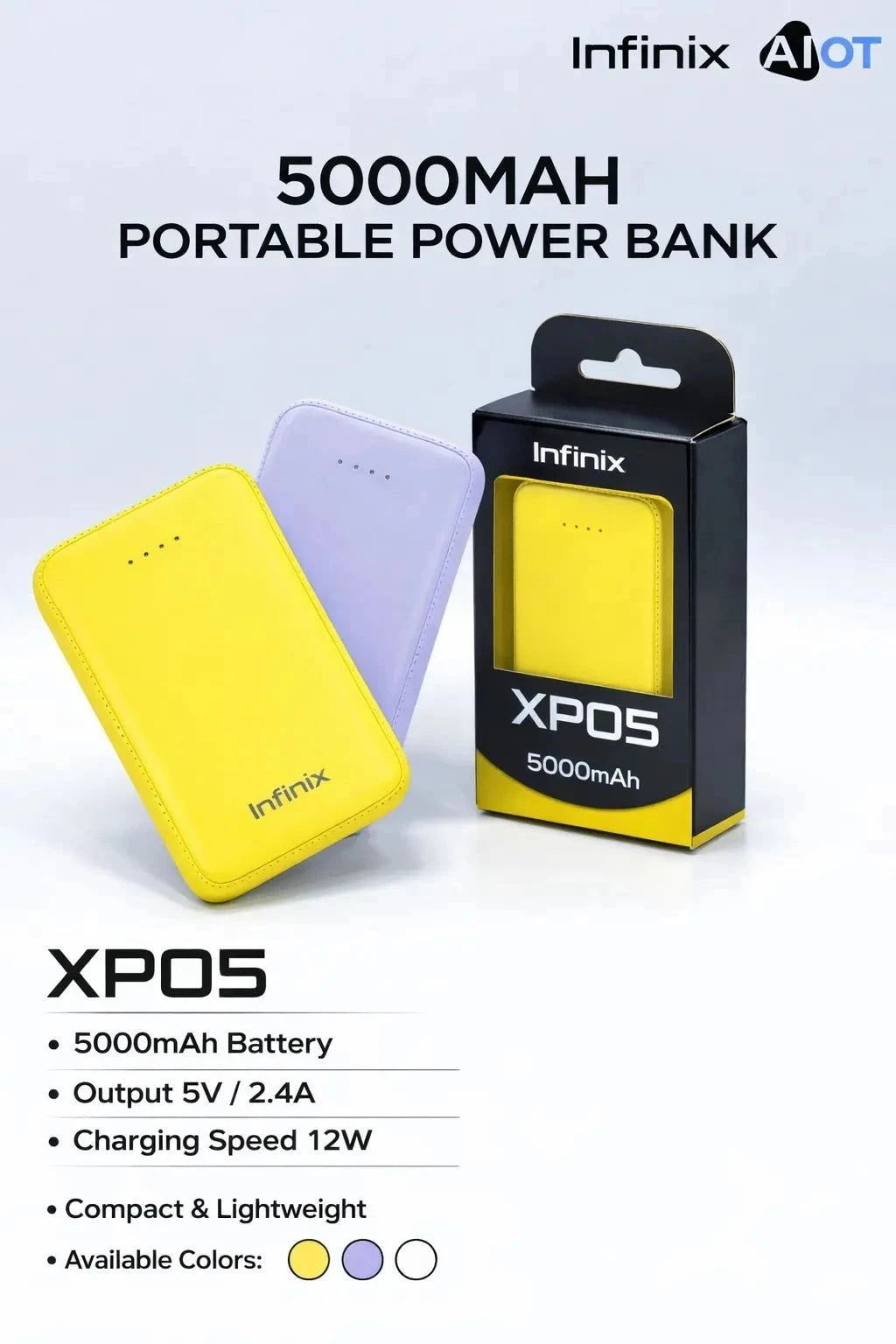 Infinix XPOS 5000mAh Portable Power Bank