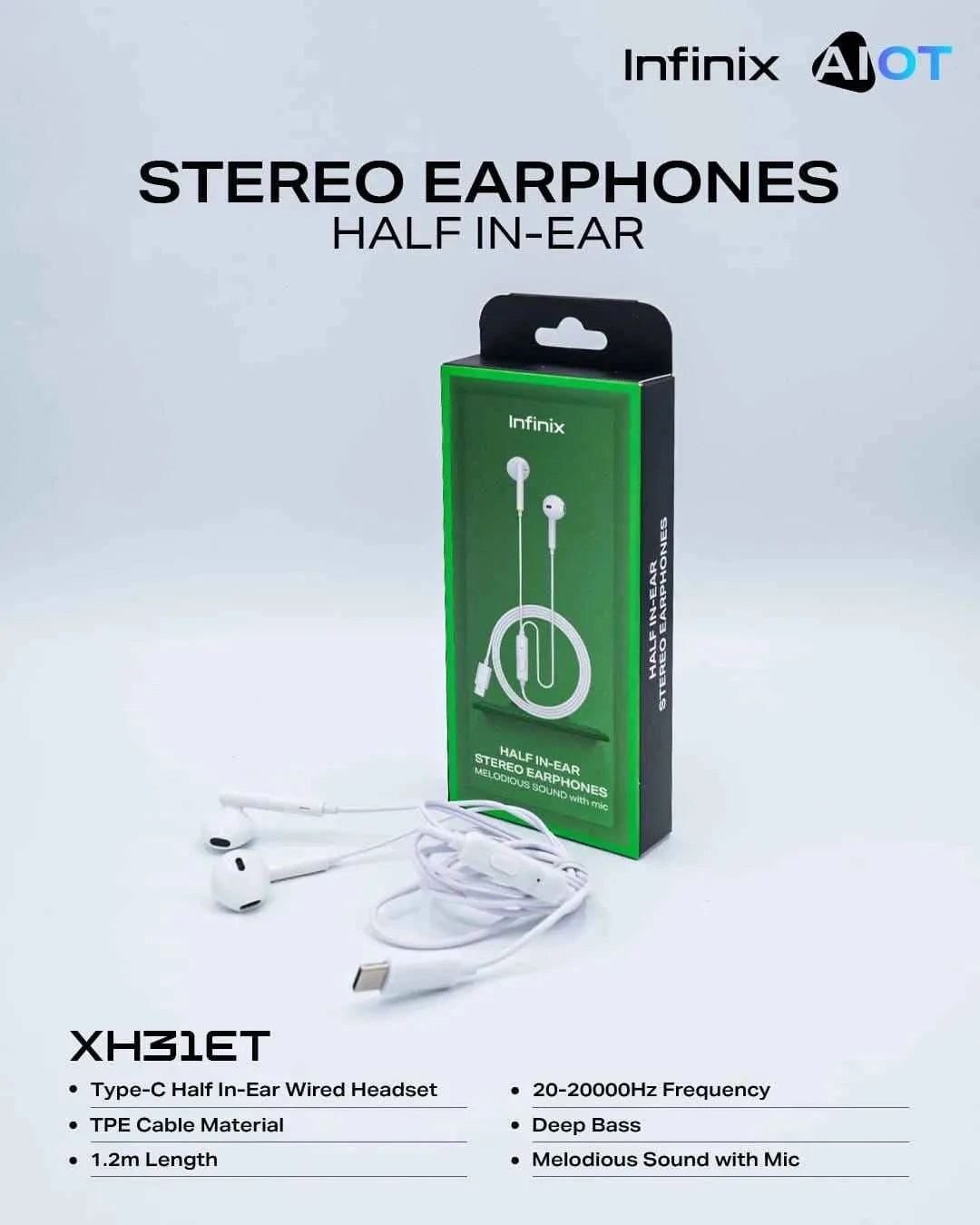 XH31ET - Stereo Earphones
