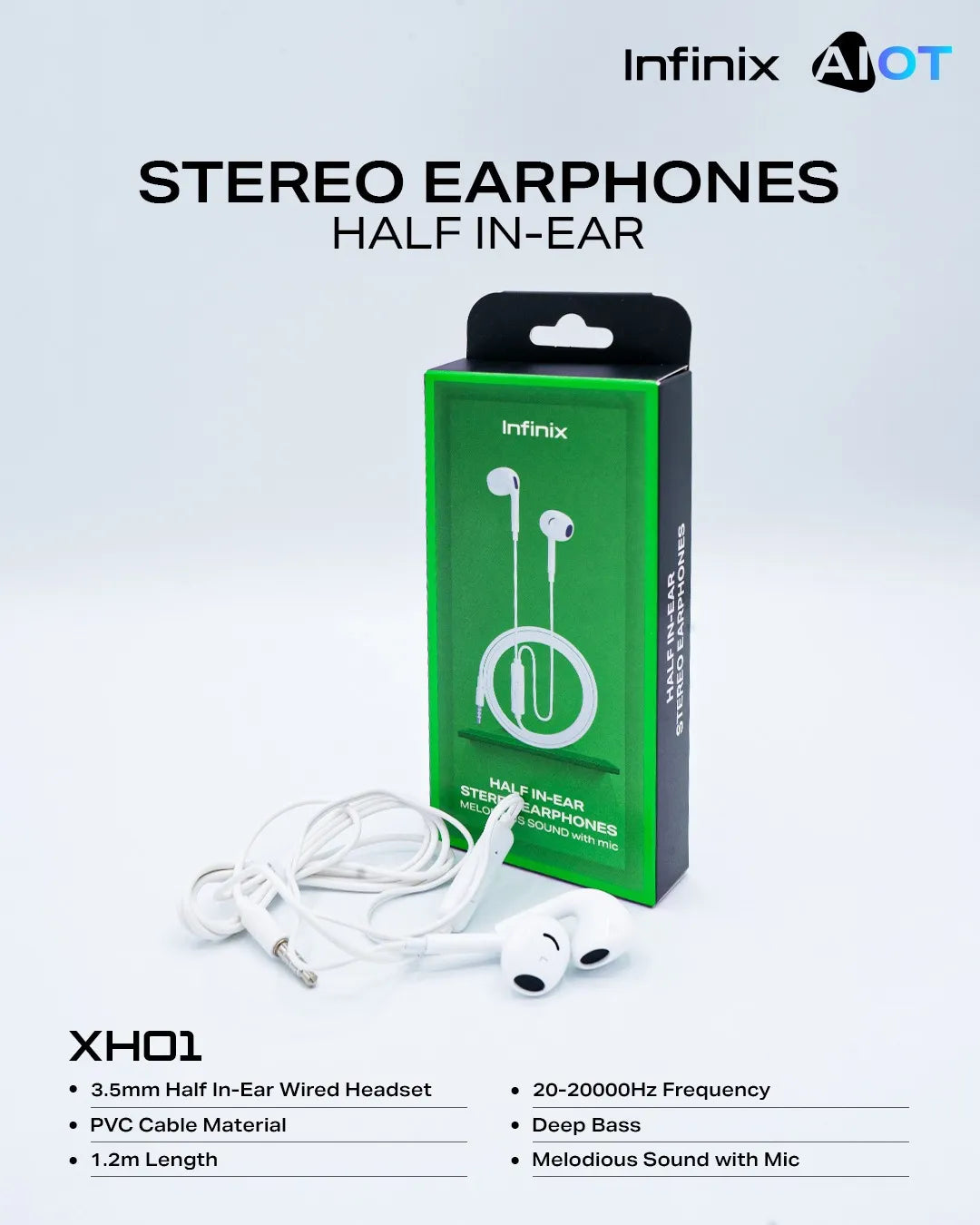 XH01 - Stereo Earphone