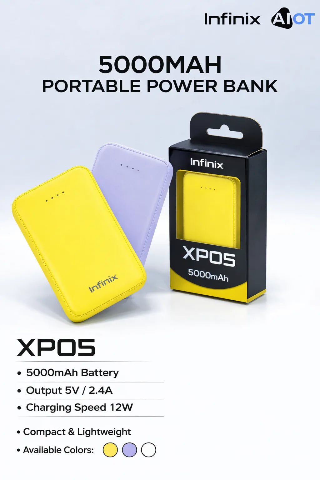 Infinix XPOS 5000mAh Portable Power Bank