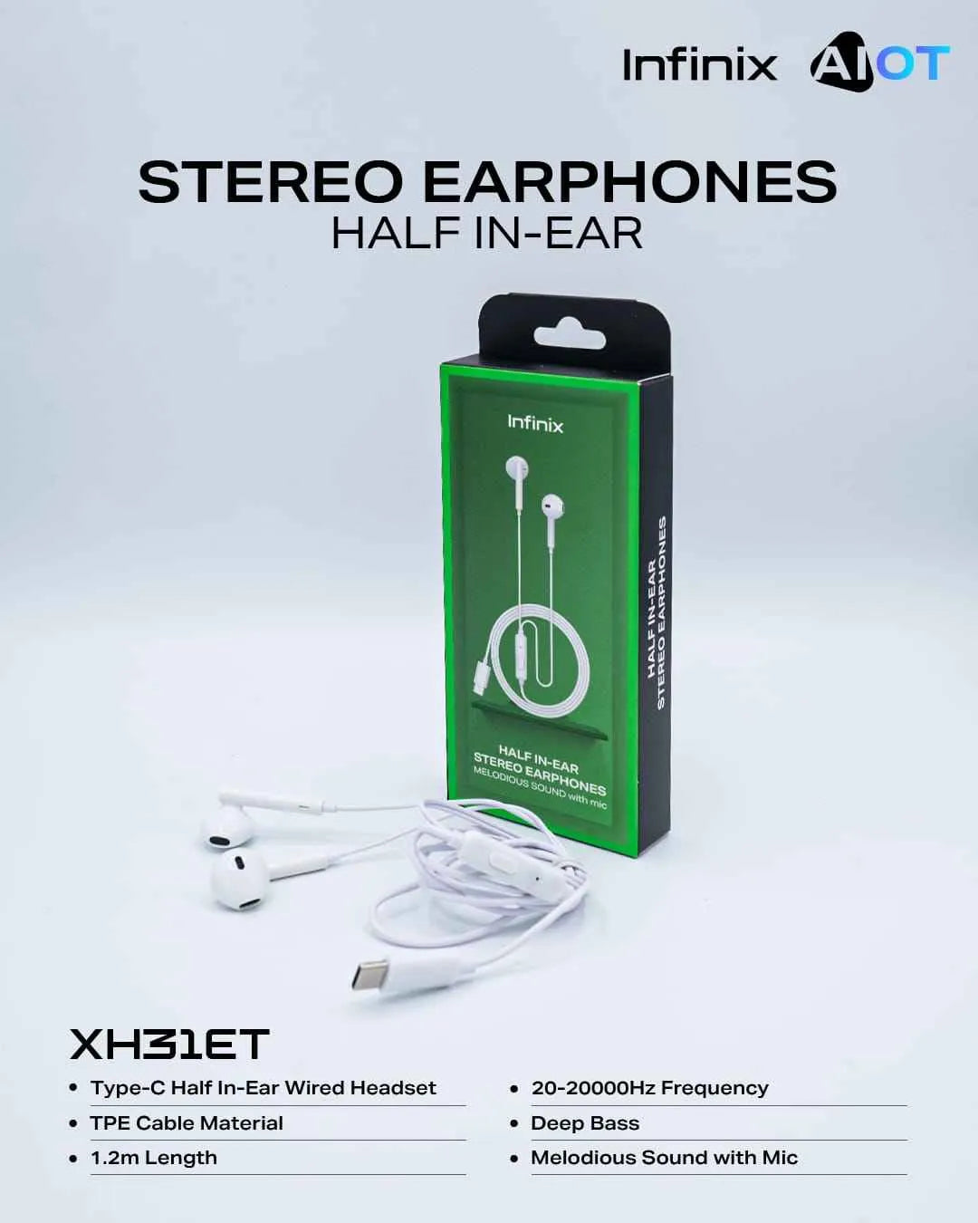XH31ET - Stereo Earphones