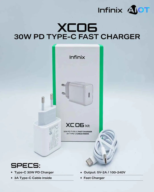 XC06 - 30W PD Type-C Fast Charger
