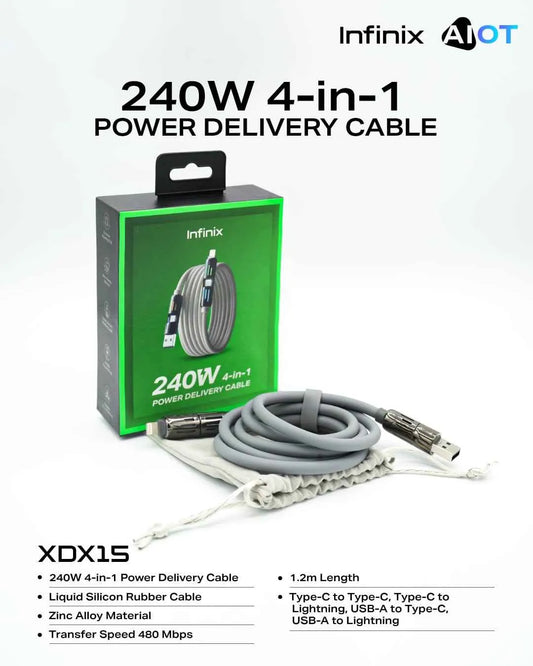 240W 4 in 1 - Power Delivery Cable