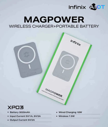 XPO3 - MAGPOWER - Wireless Charger + Portable Battery