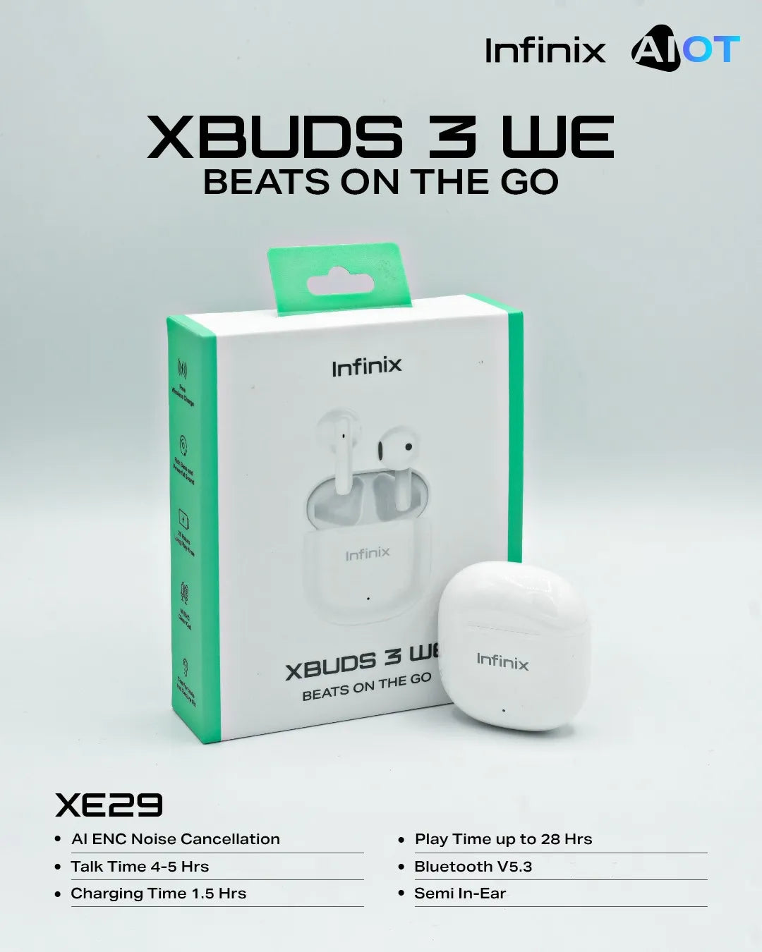 Infinix XBUDS 3 LUE – Beats On The Go