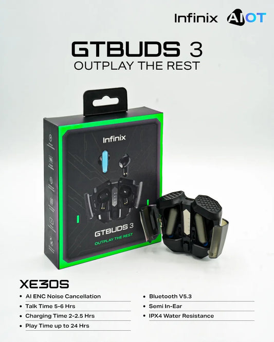 XE30S - Infinix GTBUDS 3 – Outplay The Rest