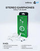 Infinix XH01 Stereo Wired Earphones – 3.5mm Handsfree with Mic & Tangle-Free Cable | Free Shipping